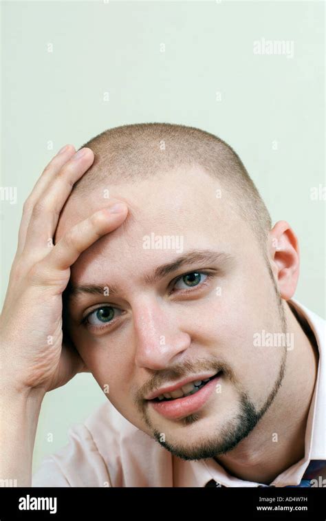A Portrait Of A Young Man Stock Photo Alamy