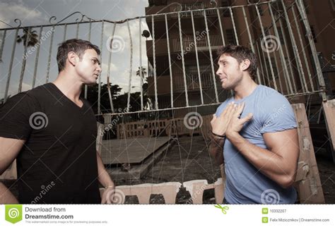 Two men talking stock image. Image of handsome, expressing - 10332207