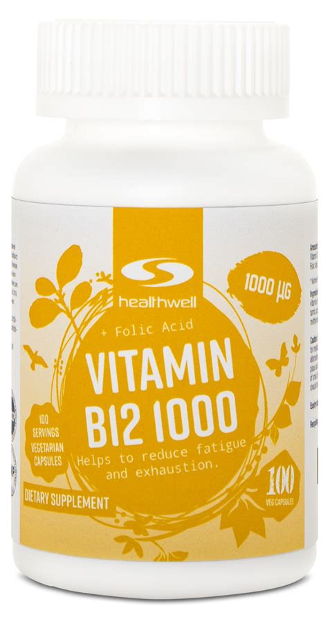 Vitamin b12 is an essential vitamin. Vitamin B12 1000 | Extra high-dose| Healthwell.com