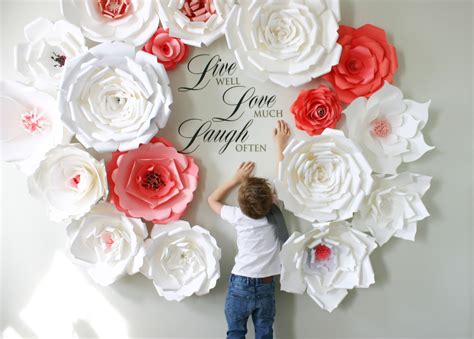 You will love the way to fold a piece of paper into heart for decoration on special days in your life. Decorating walls using paper flowers