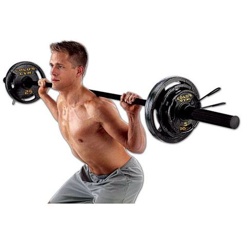 Golds Gym Olympic Weight Set 110 Lbs Olympic