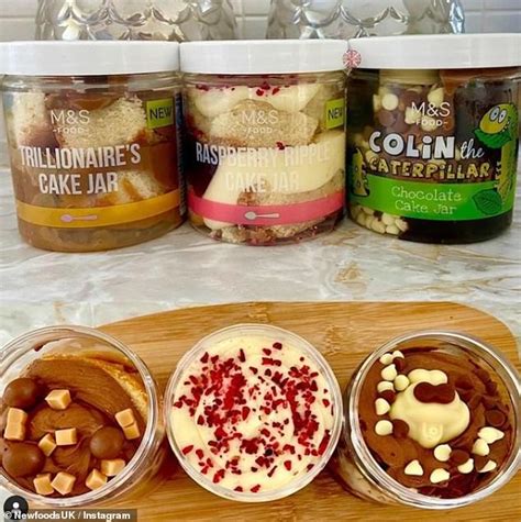 A milk chocolate egg with a 100g mini bag of percy pig sweets. Marks & Spencer delights fans by launching indulgent cake in a jar range for £4 | Daily Mail Online