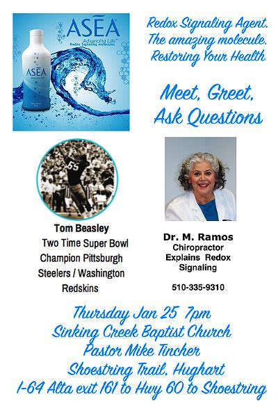 20180122 2 Asea Meet And Greet Sinking Creek Baptist Church Active Life Wellness Center Dr