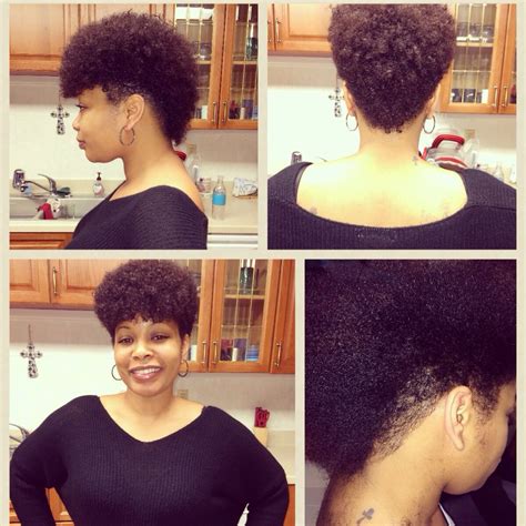 Start by sectioning the front of your hair in a triangle shape. Tapered Faux Hawk | Natural hair beauty, Tapered natural ...