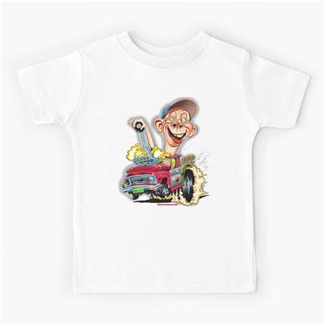 Jeff Dunham Bubba J Hot Rod Pick Up Truck Kids T Shirt For Sale By