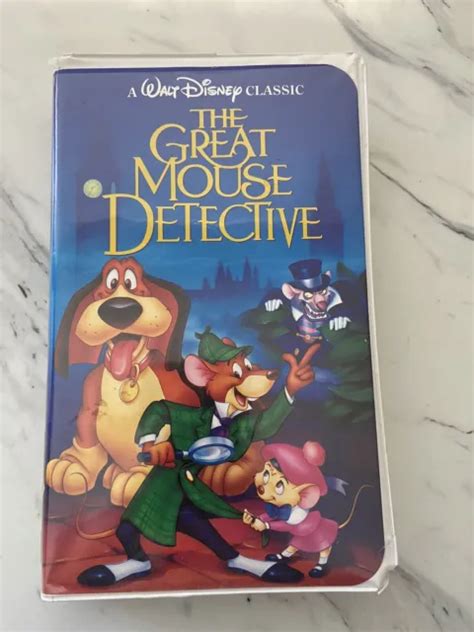 Disney The Great Mouse Detective Vhs The Classics Black Diamond Rare