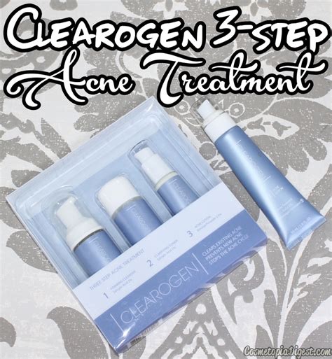 Clearogen 3 Step Acne Treatment Review Results Cosmetopia Digest