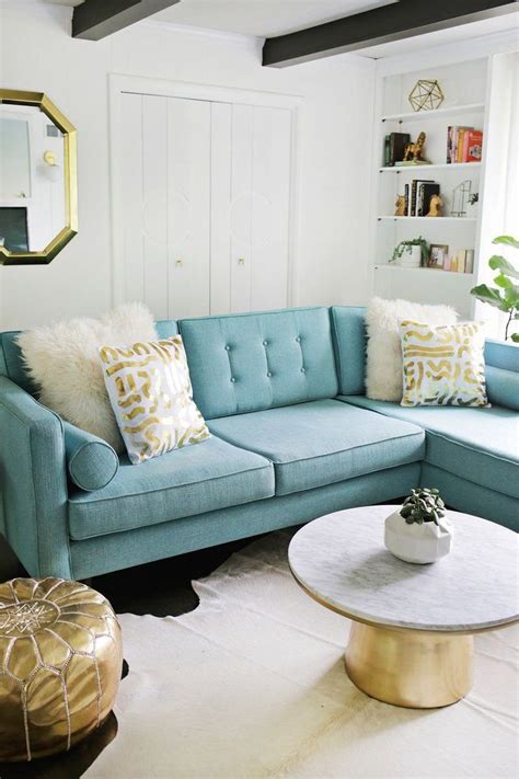 Since this living room is full with classic nuance, the classic navy chairs are also needed to complement the appearance. 7 Things You Must Consider Before Buying a Sofa | Gold living room decor, Scandinavian design ...