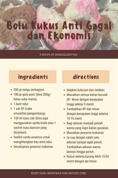 Bolu karamel kukus ini rasanya manis dengan tekstur lembut. Bolu Kukus Anti Gagal dan Ekonomis - Bundadzakiyyah