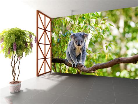 3d Koala Tree 229 Wall Murals Aj Wallpaper