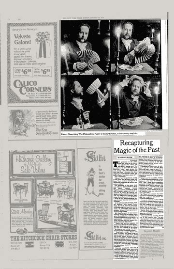 Recapturing Magic Of The Past The New York Times