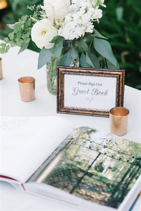 The guestbook is usually placed in a beautifully decorated table by the entrance, where family and friends can share their happy thoughts. 15 Trending Wedding Guest Book Sign-in Table Decoration ...