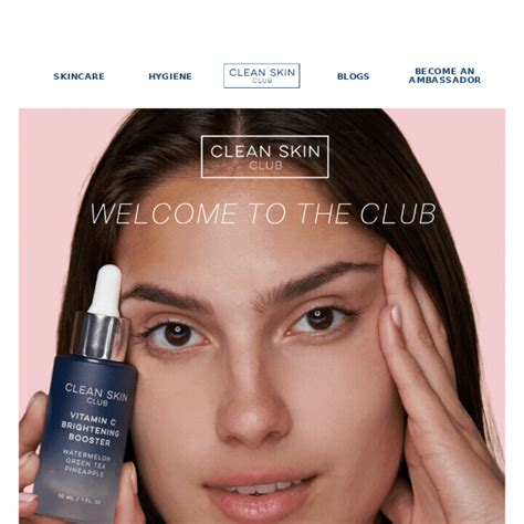 Welcome To Clean Skin Club 💧🌱🌈 Clean Skin Club