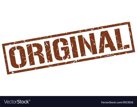 Original Stamp Royalty Free Vector Image Vectorstock