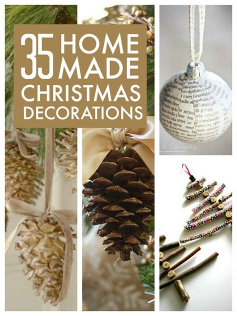 You have a gorgeous wall decoration. 35 easy to make homemade Christmas decorations ...