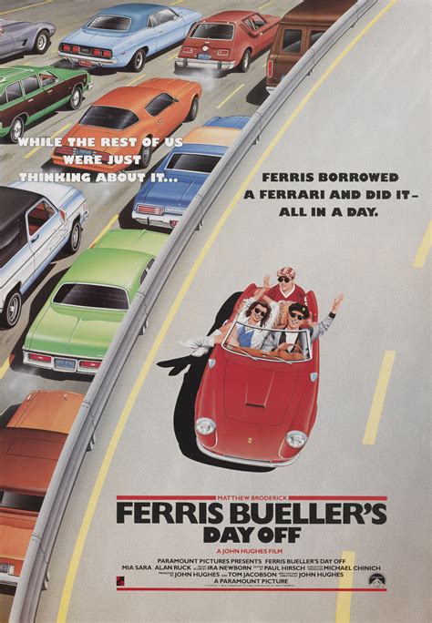 Ferris Bueller S Day Off 1986 Poster British Original Film Posters 2023 Sotheby S
