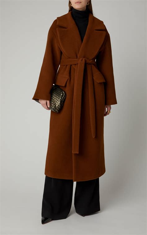 Lake Studio Oversized Belted Wool Coat In 2020 Coat Wool Coat Coats