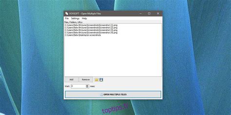 Comment Ouvrir Plusieurs Fichiers à La Fois Sur Windows 10 ~ Toptipsfr