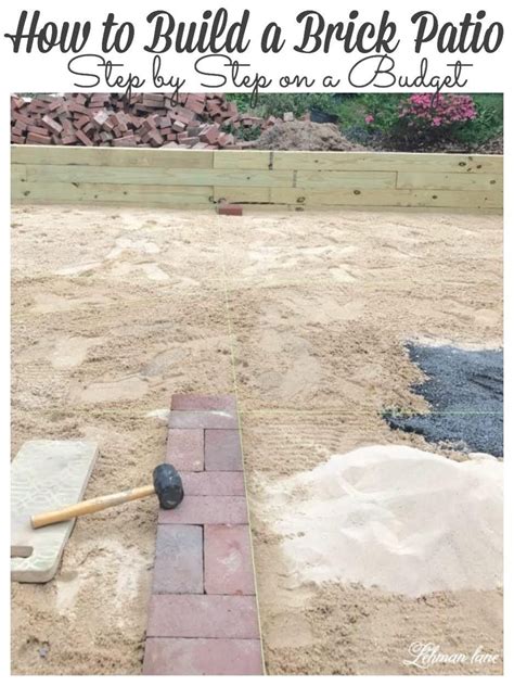 Sharing All The Tips And Tricks For How To Lay An Amazing Diy Brick Patio