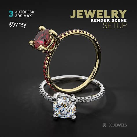 3ds Max With V Ray Scene Setups For Jewelry 3d Rendering 3djewels