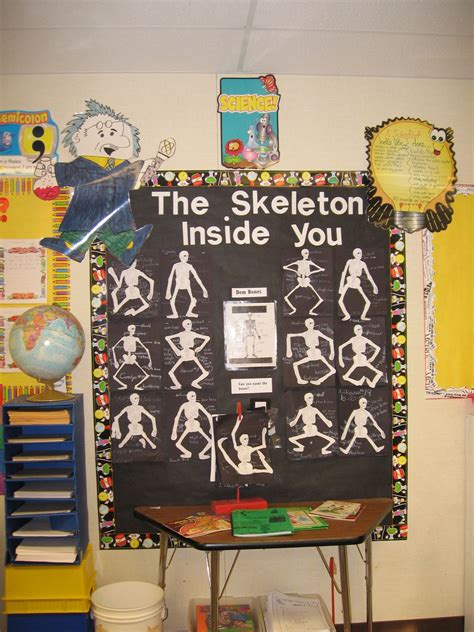 The Skeleton Inside You Bulletin Board Idea Great For Halloween Or A