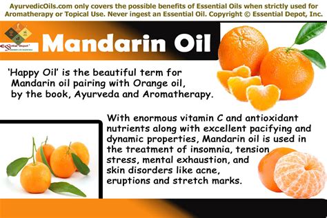 Health Benefits Of Mandarin Essential Oil Essential Oil