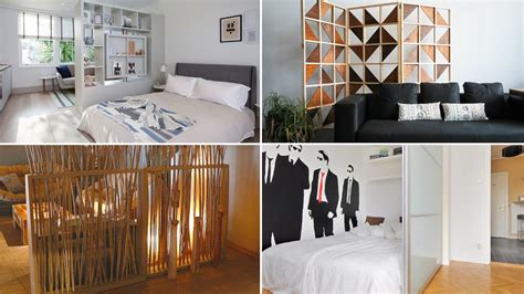 The elegant and creative room dividers in this offer stylish ways to divide space and give everyone the using indoor plants as partitions is a particularly creative and beautiful solution to the room. 10 Bedroom Partition Ideas - Simphome