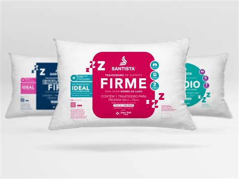 Pillow Packaging Redesign For Santista By Estúdio Único World Brand