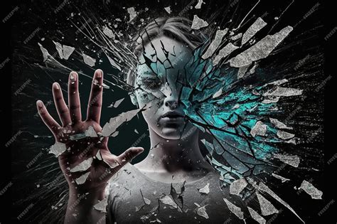 Premium AI Image | Women break the glass ceiling female strength