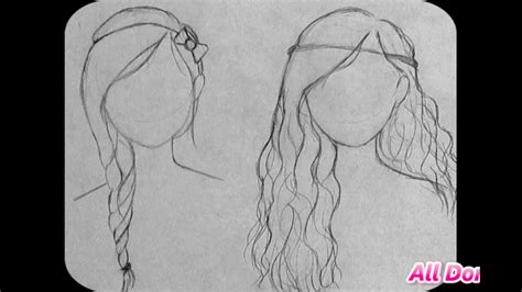 46 Easy Hairstyle To Draw