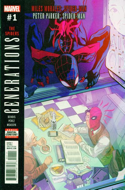 Gcd Cover Generations Miles Morales Spider Man And Peter Parker