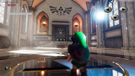 Zelda Ocarina Of Time Temple Of Time Hd Recreated In Unreal Engine 4