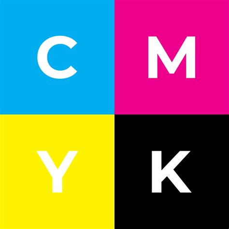 Cmyk Color Chart With Names