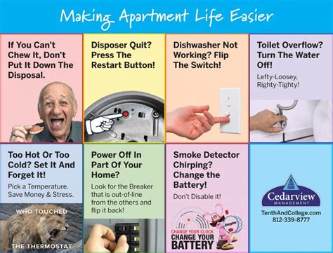 7 Simple Maintenance Quick Tips For Apartment Living Cedarview