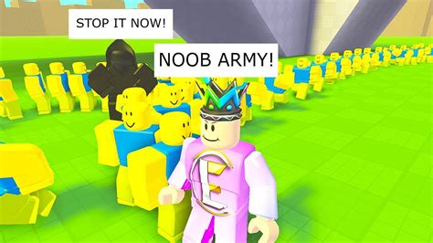 I Have An Army Of Noobs In Roblox Youtube