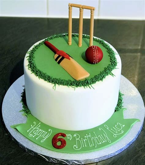 Cricket Theme Cake Cricket Theme Cake Cricket Cake Themed Cakes