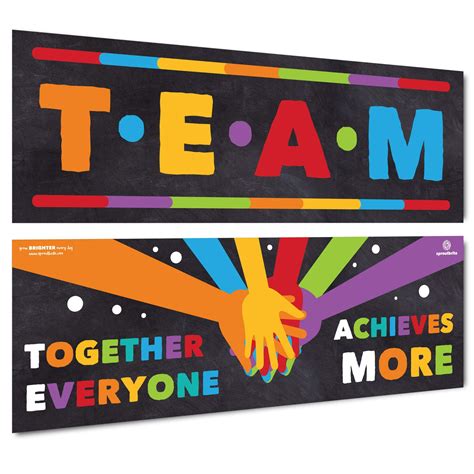 Sproutbrite Classroom Decorations Banner Posters For Teachers Team
