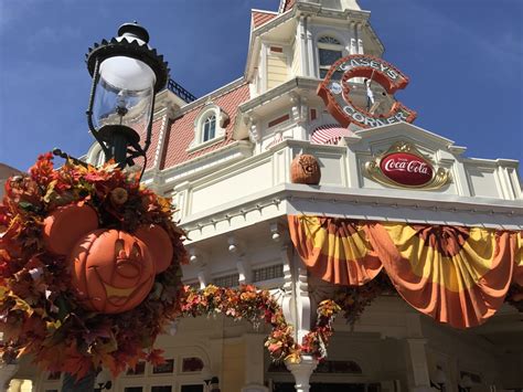 Halloween Decor At Disneys Magic Kingdom See Pics Below Halloween