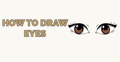 Drawing eyes can be a challenge because the proportions and shapes of the eye are so unique. How to Draw Eyes - Really Easy Drawing Tutorial