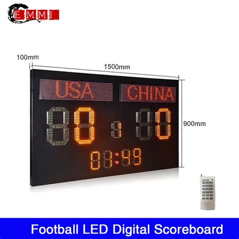 Outdoor Electronic Soccer Scoreboards Custom Made Sport Game Board
