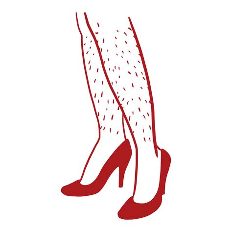 hairy women legs in high heels 28891149 png