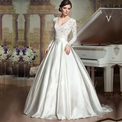 Https://tommynaija.com/wedding/aline Wedding Dress Long Sleeve