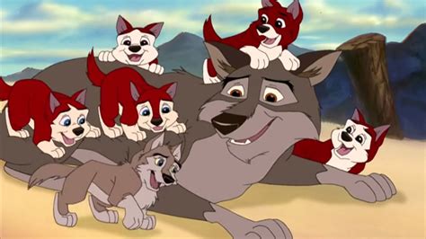 Balto With Aleu Kodi And Their Siblings As Puppies In Balto 2 Wolf