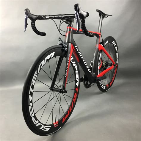 Complete Full Carbon Fiber Road Bike Racing Cycling Leadnovo Black Red