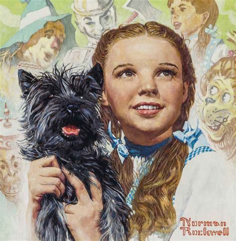 Norman Rockwell Judy Garland As Dorothy In The Wizard Of Oz 1969