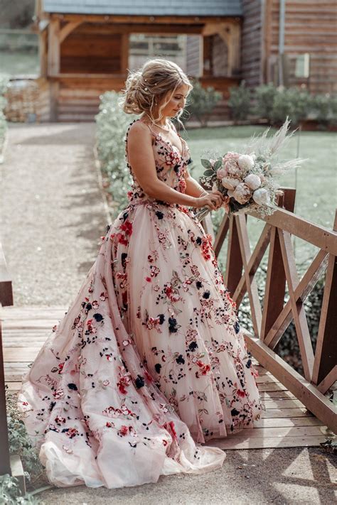 Pink Colored Wedding Dresses