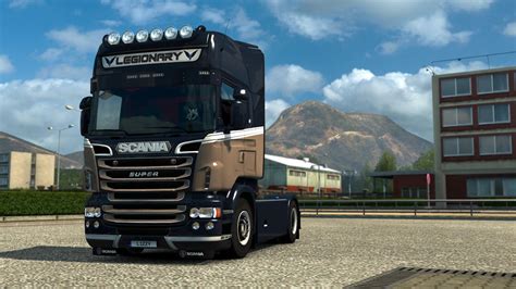 Scania Rjl Legionary Paintjob By L1zzy Truck Skins Euro Truck Simulator 2 Mods American