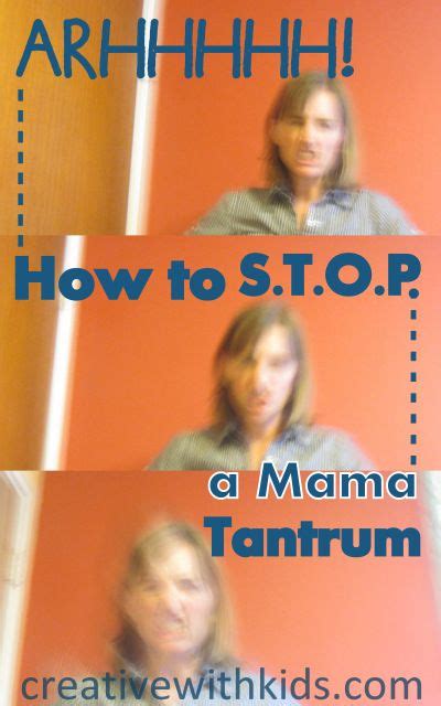 Putting The Brakes On A Mama Tantrum Parenting Help Family Parenting Positive Parenting