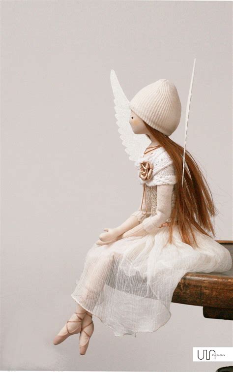 Tilda Angel Fairy Crafts Doll Crafts Diy Doll Clay Dolls Doll Toys