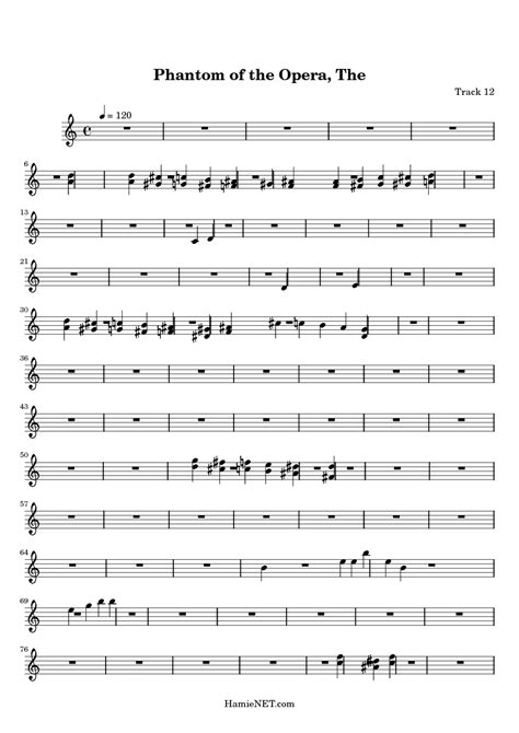 Wishing you were somehow here again. The Phantom of the Opera Sheet Music - The Phantom of the Opera Score • HamieNET.com